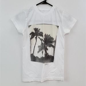 Del Sol Palm Tree Girl's Shortsleeve Tee Shirt